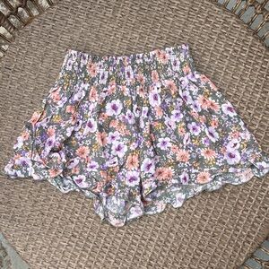 NWT Forever 21 Floral Gray Women's Shorts, XS